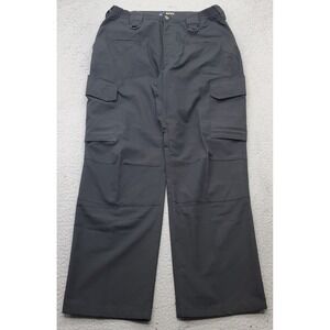 LAPG Operator Tactical Cargo Pants Mens 34x30 Black Ripstop Utility Work Uniform